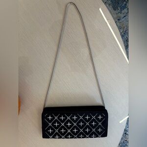 Chic Black and Silver Clutch